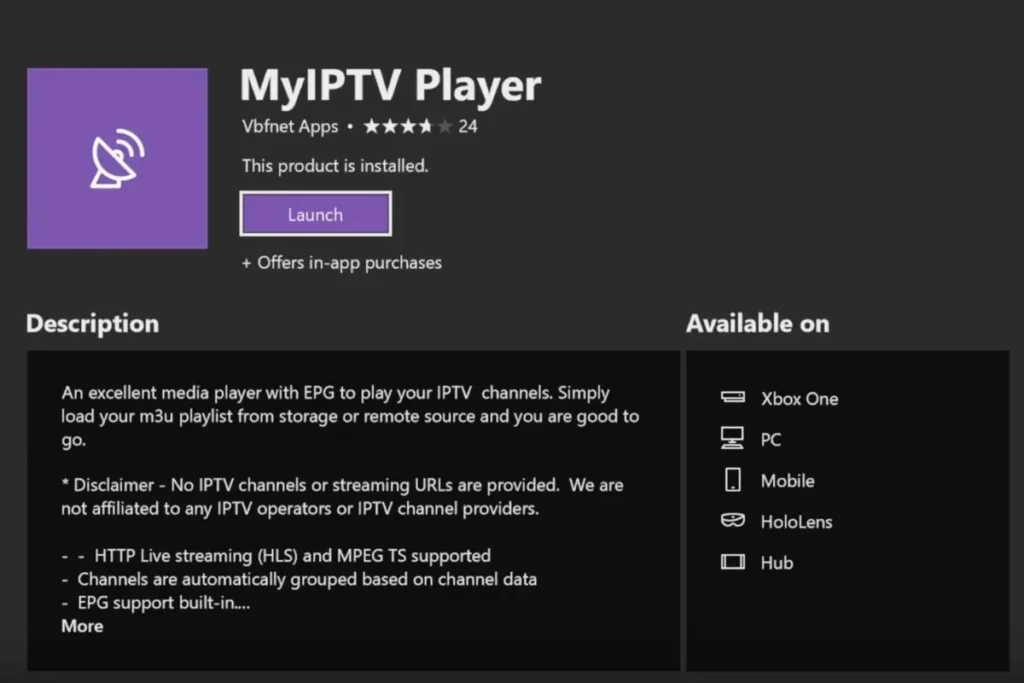 MyIPTV Player